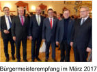 Bürgermeisterempfang im März 2017
